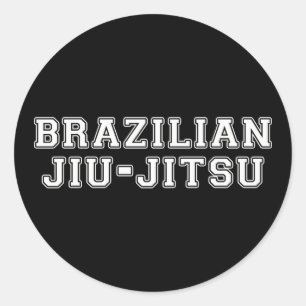 Adesivo Redondo Brasileiro Jiu Jitsu
