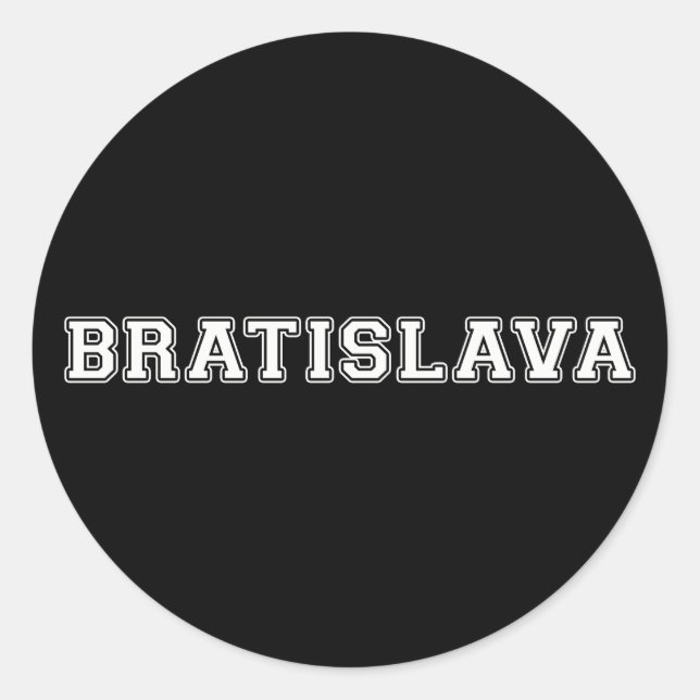 Adesivo Redondo Bratislava (Frente)