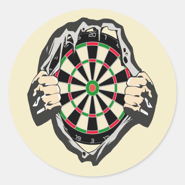 Adesivo Redondo Breakthrough para Bullseye - Ultimate Dartboard (Frente)