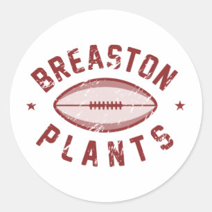 Adesivo Redondo Breaston Plant Fantasy Futebol
