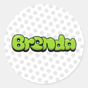 Adesivo Redondo Brenda