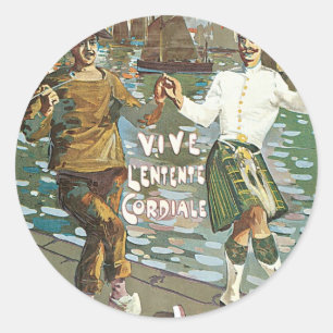 Adesivo Redondo Brest á Londres 18 horas