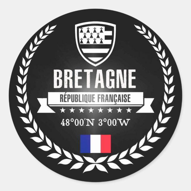 Adesivo Redondo Bretagne (Frente)