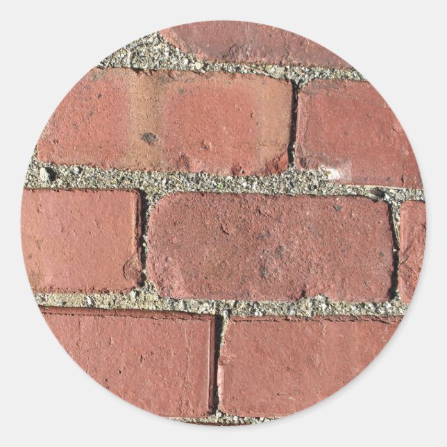Adesivo Redondo Bricks - Antiguidade Street Pavers (Frente)