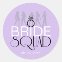 Bride Squad Silhouettes Black no Lites ID252
