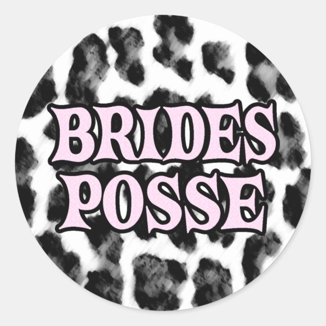 Adesivo Redondo Brides Posse (Frente)