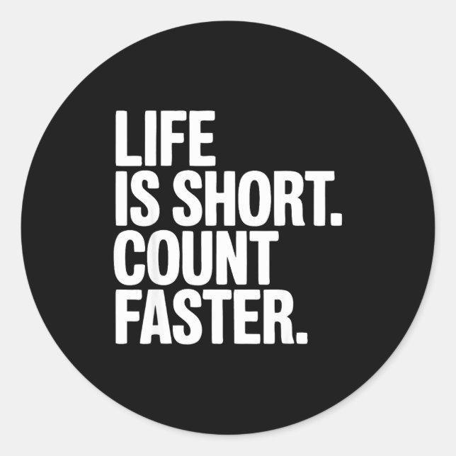 Adesivo Redondo Bridge Player Funny Contract Bridge  (Frente)