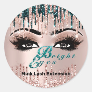 Adesivo Redondo Bright Eyes Project Para Amoy Drives Rosa