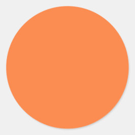 Adesivo Redondo Bright Orange Halloween