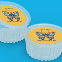 Bright Rainbow Butterly | Aqua | Azul | Laranja