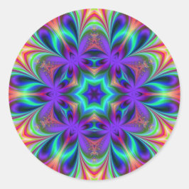 Adesivo Redondo Bright Spirit Mandala