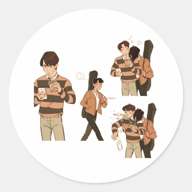 Adesivo Redondo Brightwin (Frente)