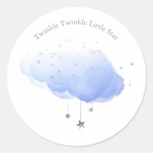 Adesivo Redondo Brilha Brilha Estrelinha