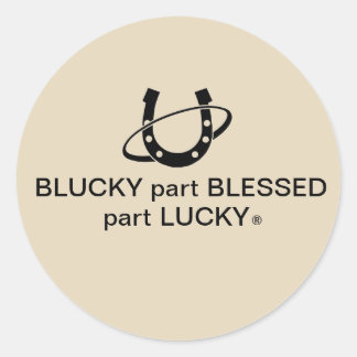 Adesivo redondo, brilhante, grande 3 polegadas (6 