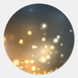 Adesivo Redondo Brilho abstrato