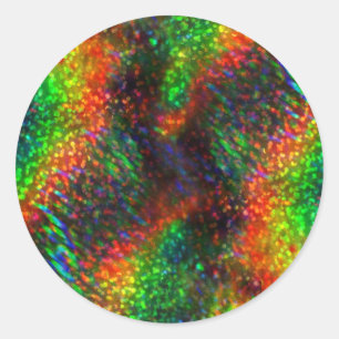 Adesivo Redondo Brilho brilhante holográfico de brilho das luzes
