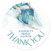 Brilho de Cauda de Sereia - Agradecimento Chá de N