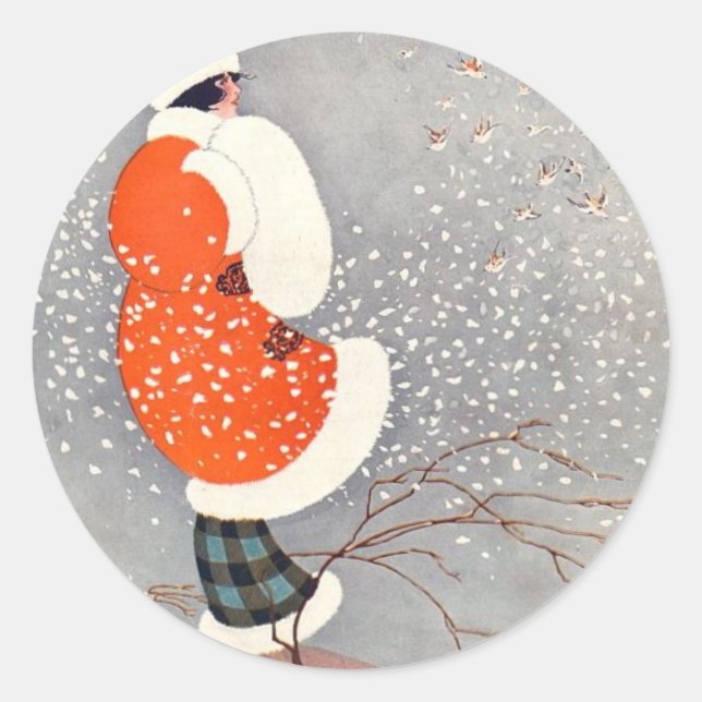 Adesivo Redondo Brilho de Férias (Frente)