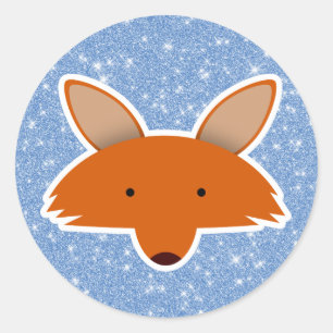 Adesivo Redondo Brilho do Fox