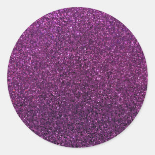 Adesivo Redondo Brilho roxo