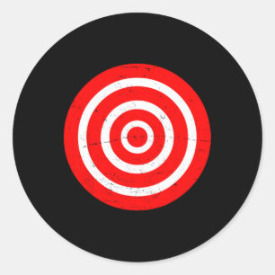 Adesivo Redondo Brincadeira Bullseye Target Bulls Brincadeira Olho