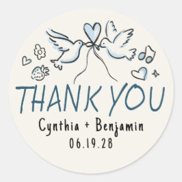 Adesivo Redondo Brincadeiras Fedorentas Que Desenharam Casamento O