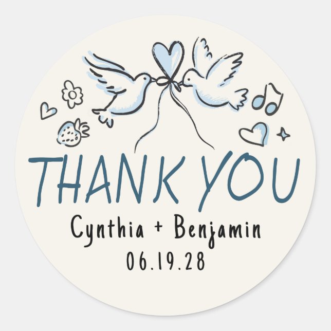 Adesivo Redondo Brincadeiras Fedorentas Que Desenharam Casamento O (Frente)