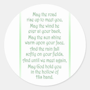 Adesivo Redondo Brinde Irlandesa