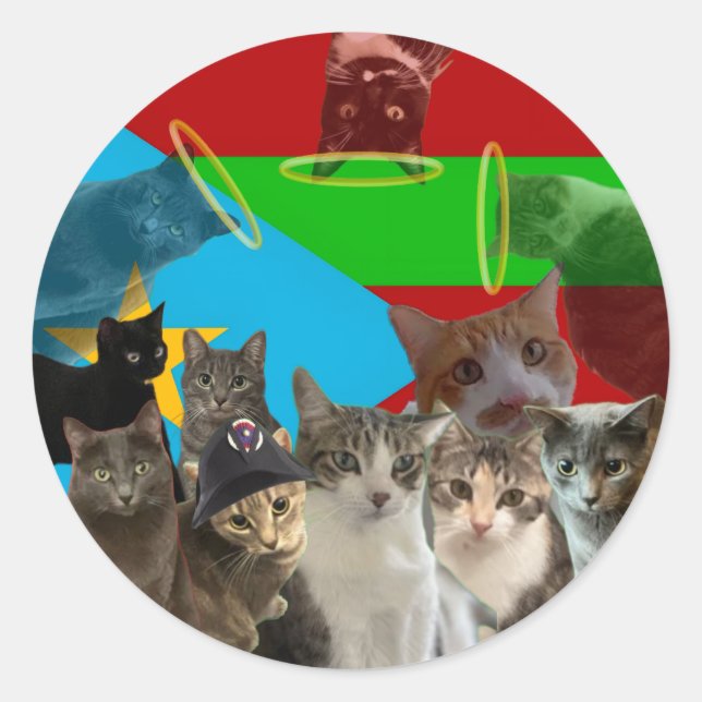 Adesivo Redondo Brio Group Logo Sticker (Alpha version) (Frente)