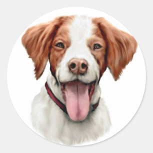 Adesivo Redondo Brittany Bust