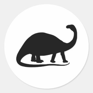 Adesivo Redondo Brontosaurus