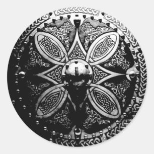 Adesivo Redondo Brooch Targe Stickers