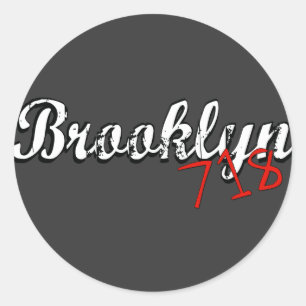 Adesivo Redondo Brooklyn 718