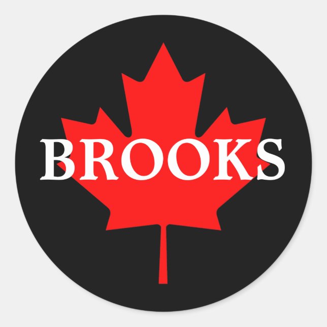 ADESIVO REDONDO BROOKS (Frente)
