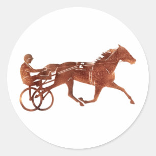 Adesivo Redondo Brown Pacer Silhouette