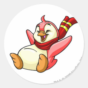 Adesivo Redondo Bruce Red