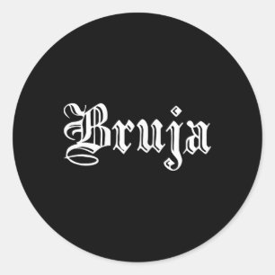 Adesivo Redondo Bruja Dia De Muertos Mexicano Bruxa de Halloween L