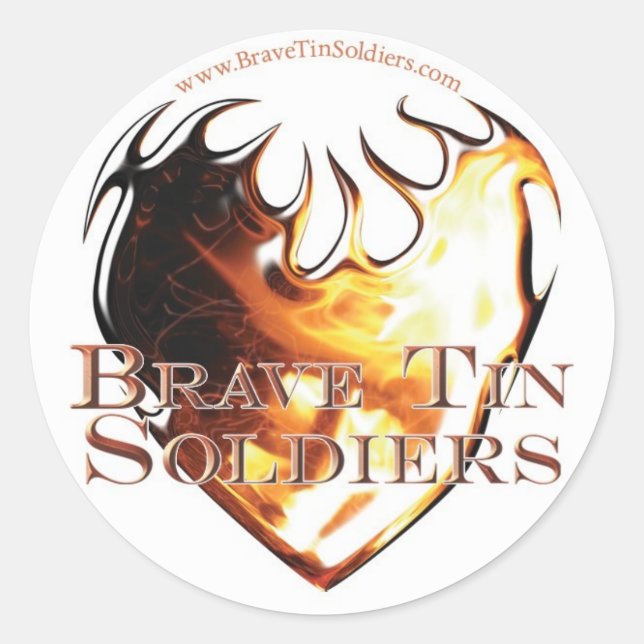 Adesivo Redondo BTS Heart Sticker (Frente)