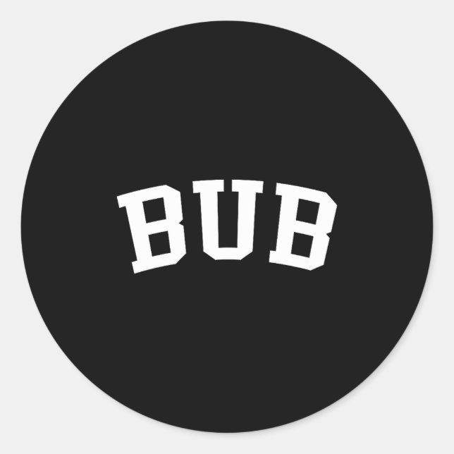 Adesivo Redondo Bub  (Frente)