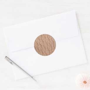 Adesivo Redondo Bubble Knit Stitch Patterch de Shirley Taylor