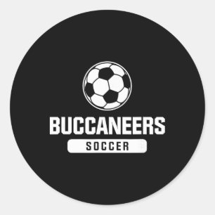 Adesivo Redondo Bucaneiros Futebol Para Fundamental, Médio e Médio
