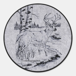 Adesivo Redondo Buck Creek