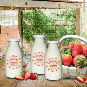 Adesivo Redondo Buckaroo Refreshing milk Aniversário