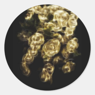 Adesivo Redondo Bud Gilt