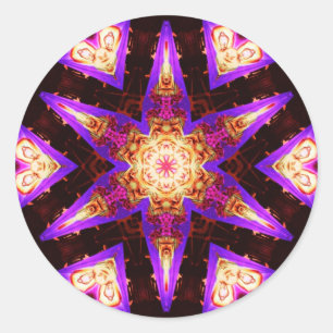 Adesivo Redondo Buda HeartStar Sticker