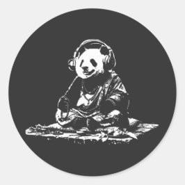 Adesivo Redondo Buda Panda