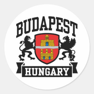 Adesivo Redondo Budapest Hungria