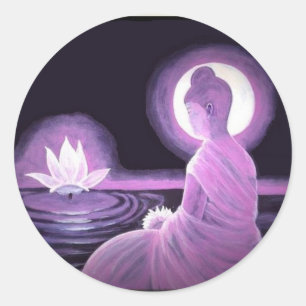 Adesivo Redondo Buddha
