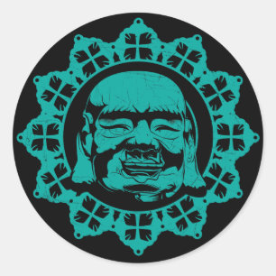 Adesivo Redondo Buddha