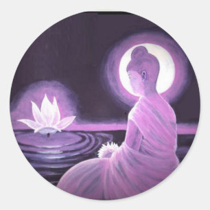 Adesivo Redondo Buddha